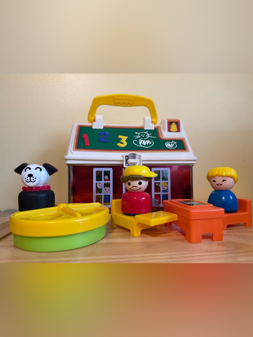 2008 Fisher-Price Little People Play N Go Schoolhouse Lunchbox